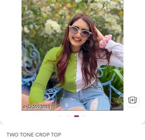 Two Toner Korean Style Cardigan