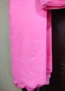 A beautiful Saree With Full Work Blouse Piece