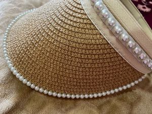 Pearl Embellished Visor- Never Used