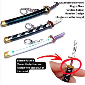 Set of 3 Anime Keychain