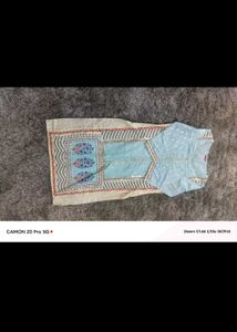 Elegant Blue Embroidered Kurta