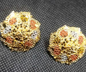 Elegant Tricolor Earrings