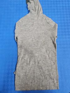 Cozy Gray Turtleneck Top