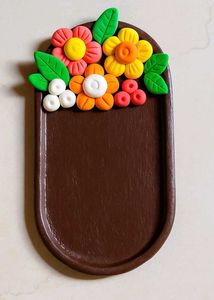Floral Clay Trinket Tray