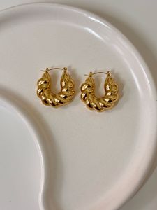 Chunky Croissant Hoops 🥐✨Anti-tarnish