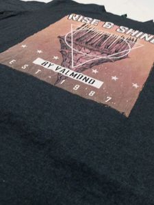 BLACK AND GREY MIXED TSHIRT