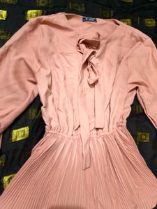 Cute Pink Peplum Top