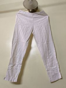 W Pants white Cotton