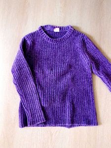 Purple Wooly Fitted Top