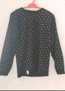 Patterned Long Sleeve Top