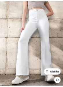 White Flared Jeans