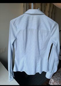 Y2K Striped Blue Women's Shirt
