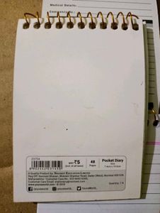 Combo -8-Pack Ball Pens + 10-Pack Spiral Diary