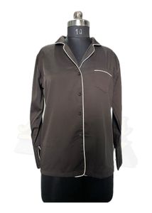 Black Night Suit Shirt Comfortable