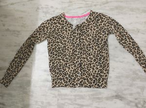 Korean Style Leopard Print Cardigan.