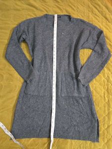 Gray Long Sleeve Sweater Dress size M