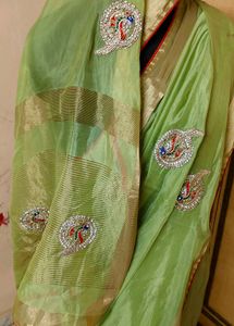 marvadi style daimond work saree available 😍