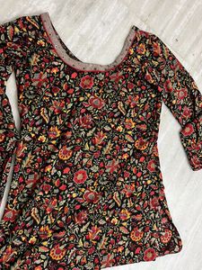 Printed Kalamkari Small Kurti