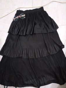 Tiered Black Skirt ♡⁠˖⁠꒰⁠ᵕ⁠༚⁠ᵕ⁠⑅⁠꒱