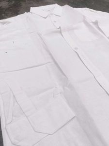 Men's White Long Sleeve Shirt