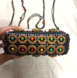 Boho Beaded sling bag frm Goa