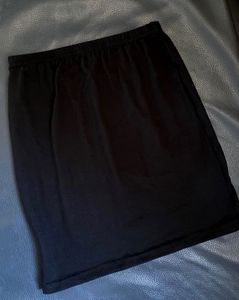 Black Stretch Mini Skirt (XS–M)