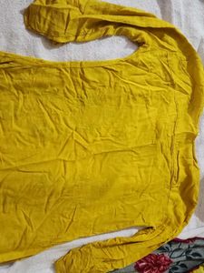 Yellow Embroidered Kurta Set