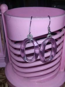 Dangling Black Stone Earrings