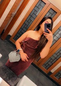 Beautiful One Shoulder Dress With Slit