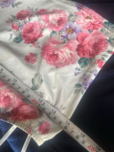 Shein Floral Print Bustier M Size
