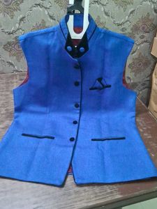 Jacket Blue Nehru Vest - Stylish &amp; Unique
