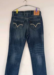 Dark Blue Denim Jeans