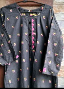 Black,Red Kurta Pant Set  Sale Only For Today