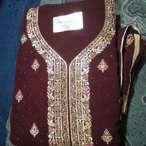 Heavy Georgette Dress Material (Any 1)