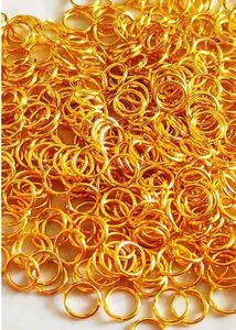 100 Pcs Golden Open Jumprings