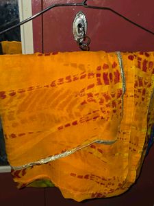 Elegant Yellow multicolour Saree