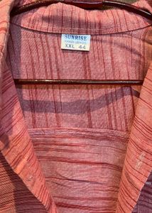 Peach Linen Shirt