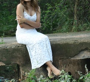 Maxi Bodycon White Dress