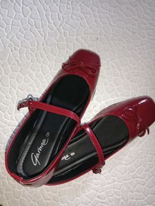Red Patent Leather Ballet Flats