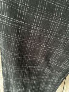 Plaid Flare Trousers