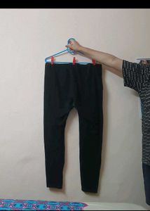 Cute Denim Pants and Two Black Leggings