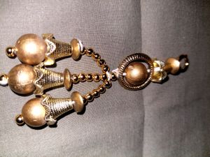 Hand Made latkan Bridal lehanga Tassels Fancy dulhan latkan (Gold)