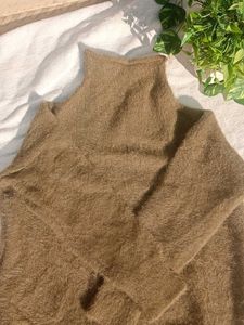 Cozy Olive Knit Sweater