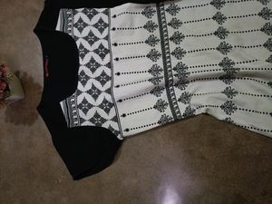 Beautiful Black and white kurta