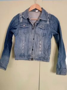 blue faded Jackets & Overcoats