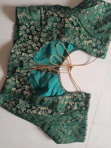Green Floral Blouse