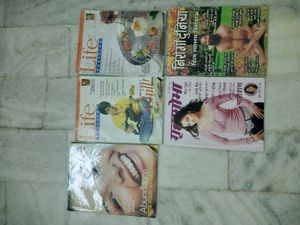 MIXED LOT OF MAGAZINES IN HINDI AND ENGLISH