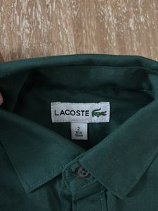 Lacoste Boys Green Shirt
