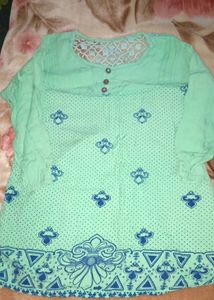 Fluorescent Green Colour Top