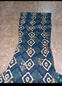 Stylish Blue Printed Kurta